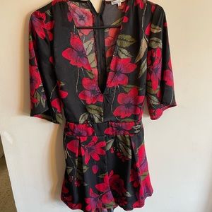 Super cute floral romper